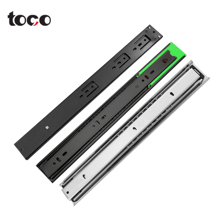 Toco Heavy Duty Metal Box Drawer Slides with rolling drawers Soft close drawer slides Kitchen Cabinet