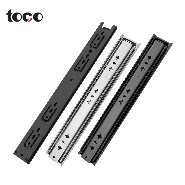 Toco Heavy Duty Metal Box Drawer Slides with rolling drawers Soft close drawer slides Kitchen Cabinet