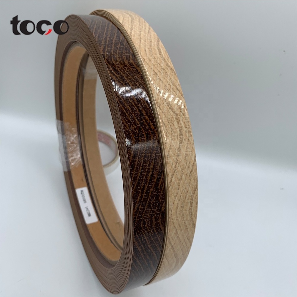 TOCO Manufacturer Tape Edgebanding Mdf High Gloss Pvc Edge Banding For Furniture