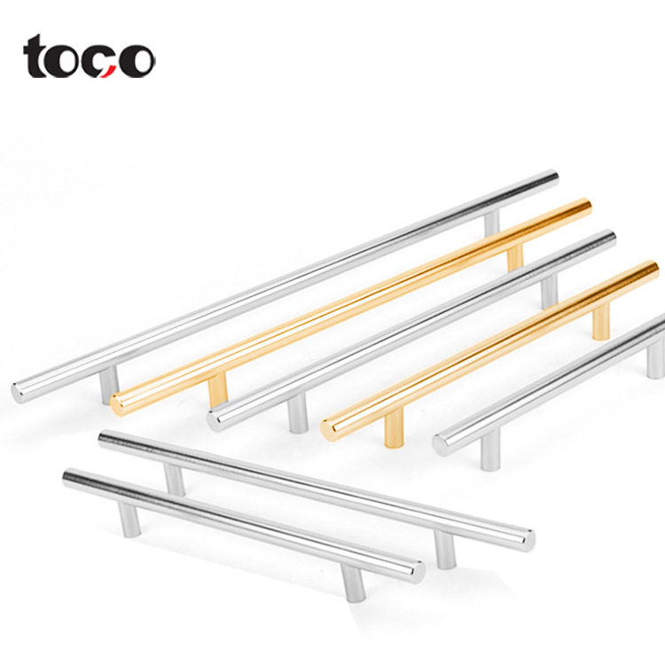 TOCO Classical Elegant Funky Cabinet Hardware Drawer Pull Handle aluminum glass cabinet doors kitchen