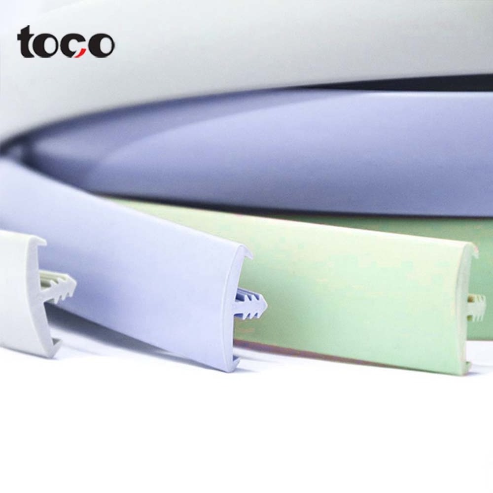 Toco table edge trim rubber t molding for home furniture