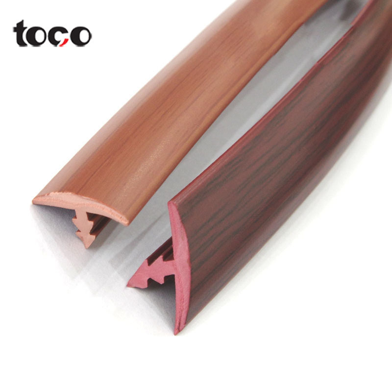 Furniture Tape Trim Flexible Pvc T Profile Edge Banding table edging trim