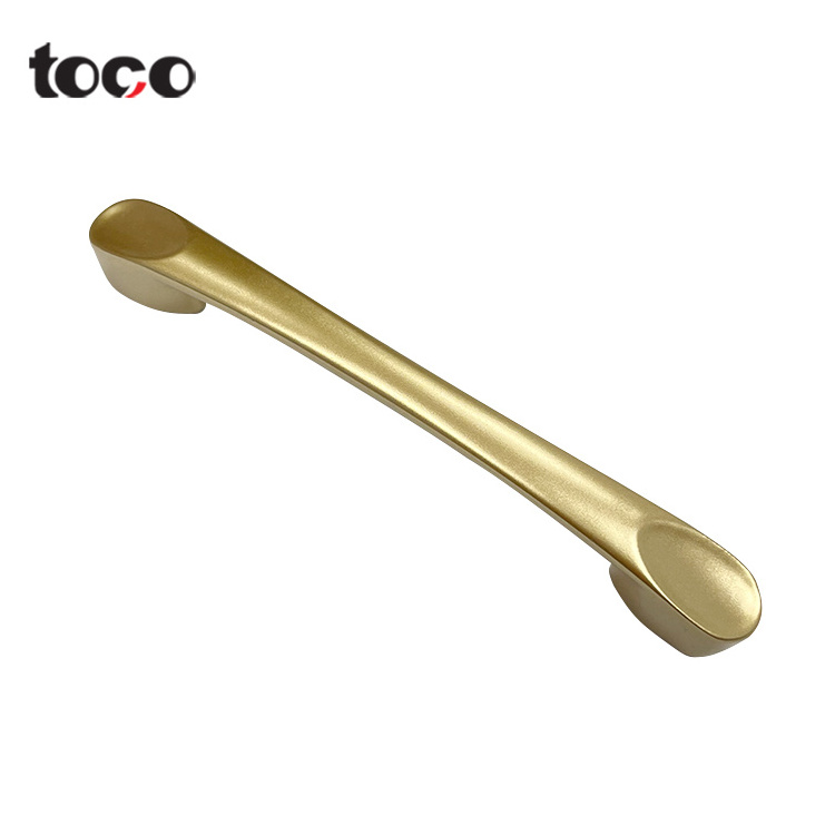 TOCO Door handles furniture cabinet hardware drawer kitchen aluminium brass doors pulls brushed knurled knobs