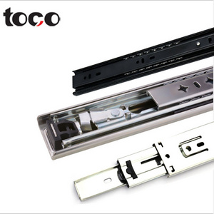 Toco Load Rating Aluminium alloy steel Two way slide rail drawer slide customized telescopic slides