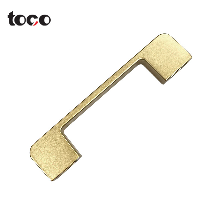 toco china Zinc Alloy Black Gold Cabinet Handles Solid Drawer Knobs Kitchen Cupboard Door metal Pulls Furniture Handle