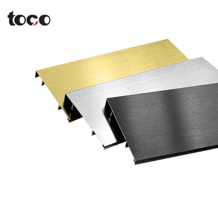 TOCO laminate skirting board cover invisible hospital floor skirting board hotel homogeneus vinyl skirting board 2mm