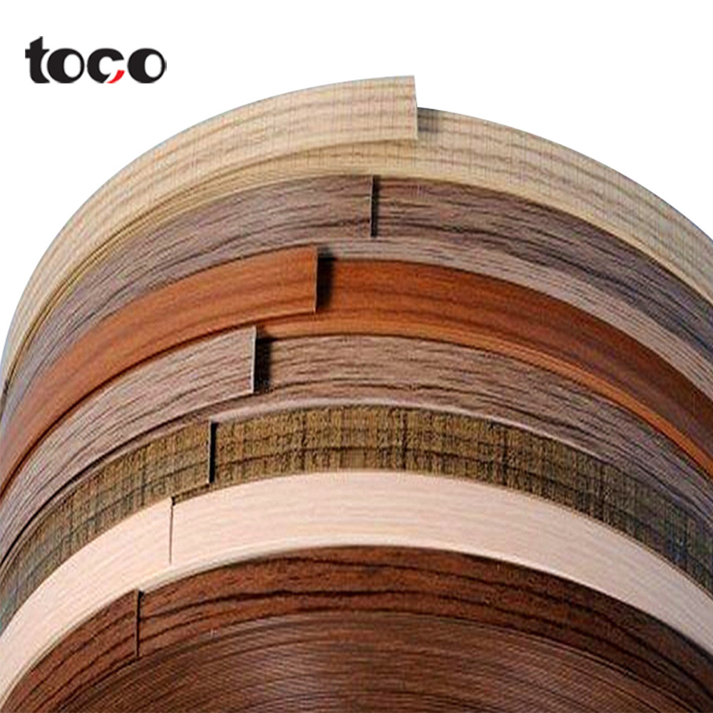 Toco uv board thin spark solid silver color shelf rubber wood furniture round table pvc mdf edge banding tape