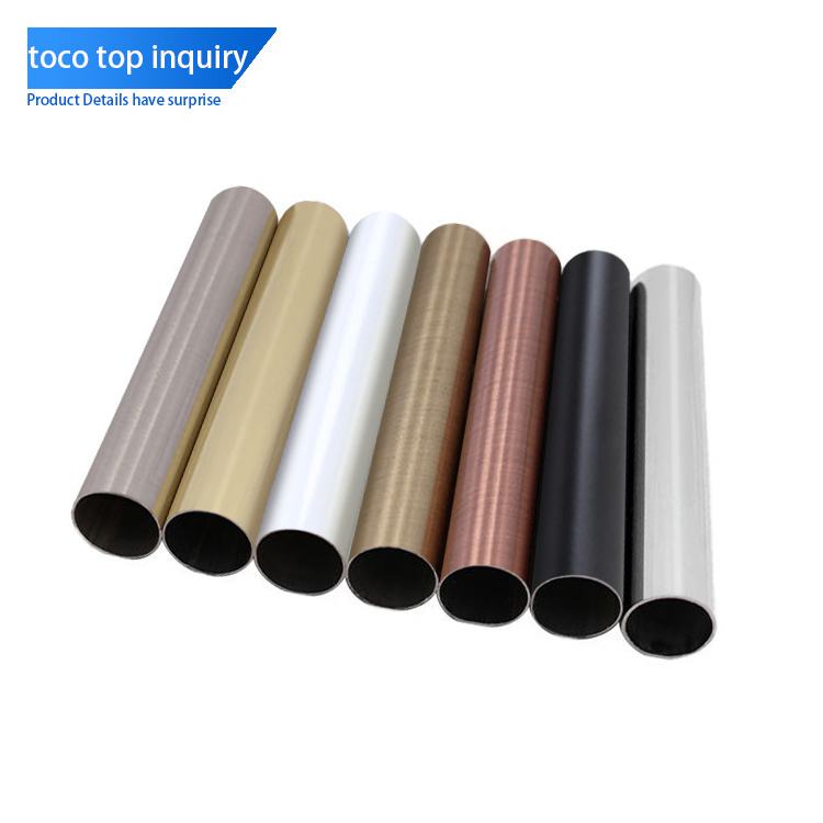 Toco Round metal tube cupboard closet clothes hanging rod rail furniture wardrobe tube