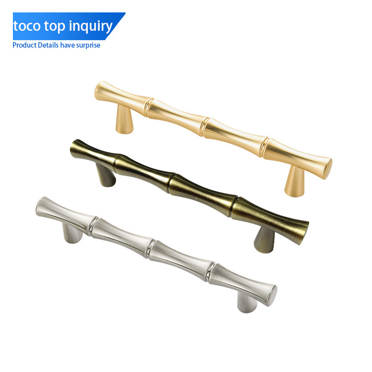 TOCO 304 stainless steel handles furniture brass handle pull aluminium profile handle for cabinet