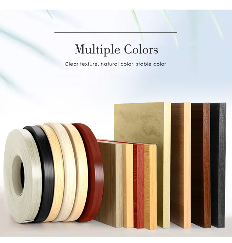 Toco Pvc acrylic plastic Gold silver Veneer Edges Banding For Table desk Furniture Accessories Edge Banding Tape