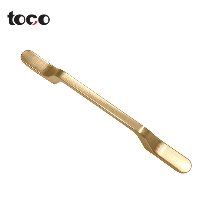 TOCO Door handles furniture cabinet hardware drawer kitchen aluminium brass doors pulls brushed knurled knobs