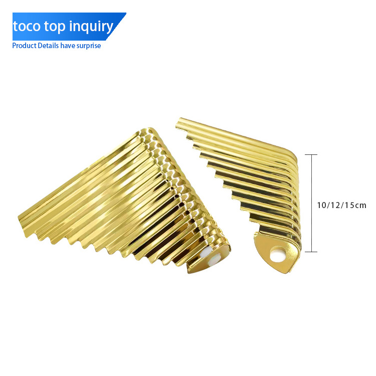 TOCO Sofa Furniture Legs European Light Luxury Style Sofa Legs For Sofa Bed Metal Gold Black Furniture Black gold