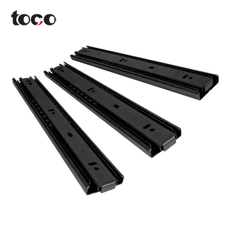 Toco heavy duty roller bearing drawer slides metal drawer guide rails telescopic slides linear rails