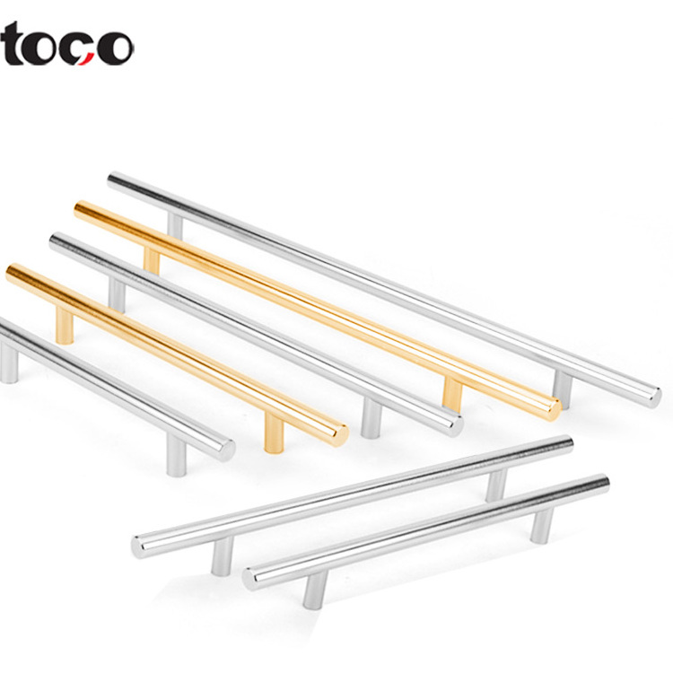 TOCO Classical Elegant Funky Cabinet Hardware Drawer Pull Handle aluminum glass cabinet doors kitchen