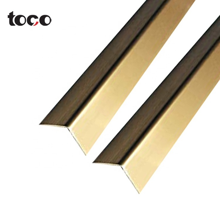 TOCO Tile Accessories 304 Stainless Steel Tile Trim For Wall Floor Furniture Decoration