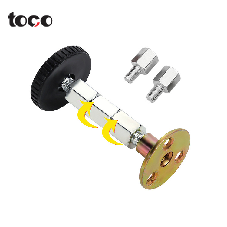 Toco Best Selling Adjustable Threaded Bed Frame Anti-shake Tool For Bed Telescopic Support For Room Wall Easy Install