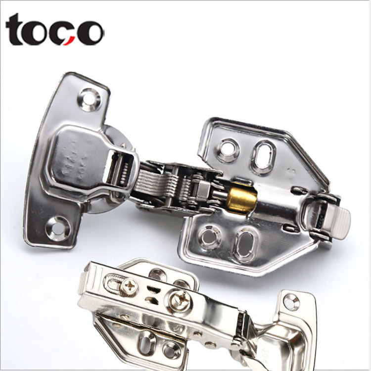 TOCO 30 degree 270 degree soft close hinge  35mm cup 201 ss 304 ss cabinet hinge 3d auto adjustable gate hydraulic hinge