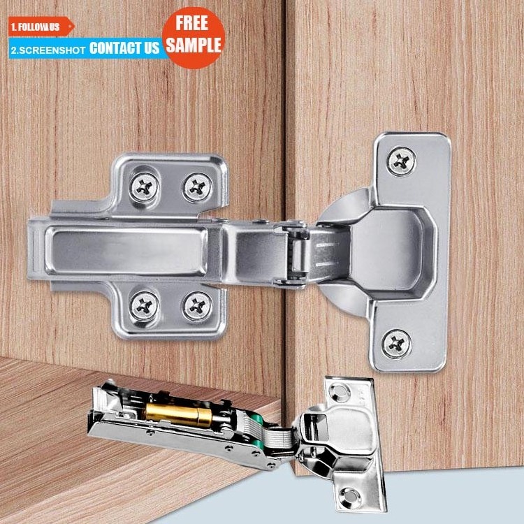 Toco Hardware accessories  full overlay soft close hinge furniture fitting  kitchen drawer door concealed hydraulic hinge 35mm