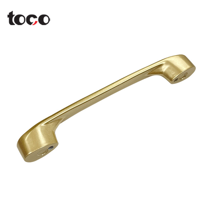 toco china Zinc Alloy Black Gold Cabinet Handles Solid Drawer Knobs Kitchen Cupboard Door metal Pulls Furniture Handle