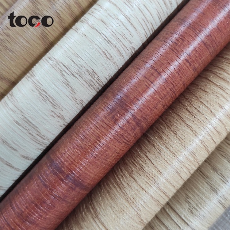 TOCO Film For Furniture High Quality Wooden Laminating Wood Grain Pvc Contact Paper