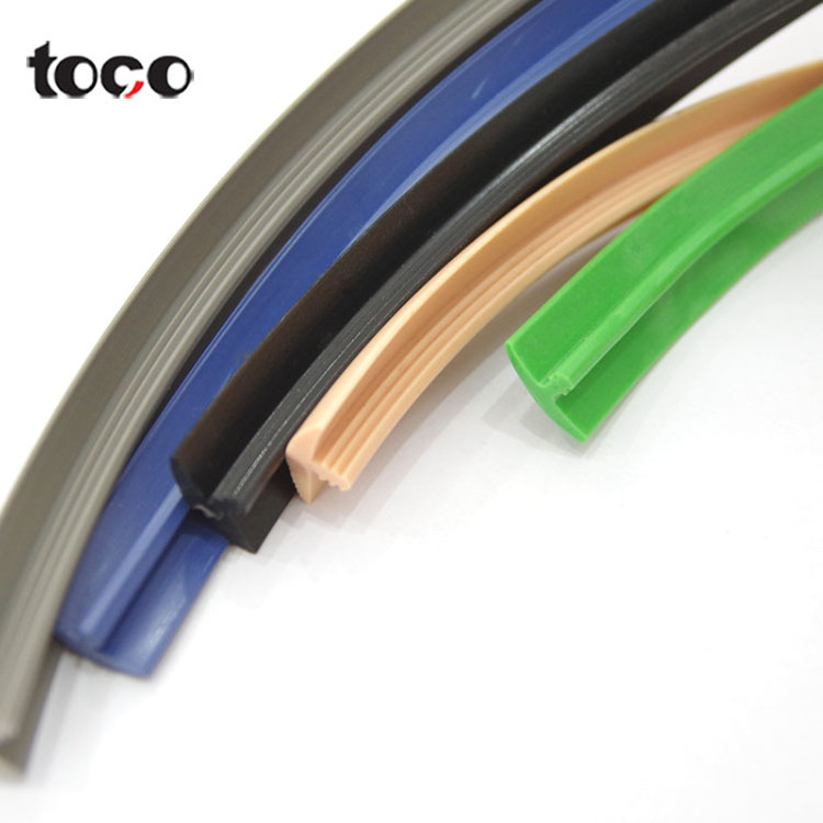 TOCO Plastic Strips Trim Edging Mdf Shaped Pvc T Profile T Molding Profile