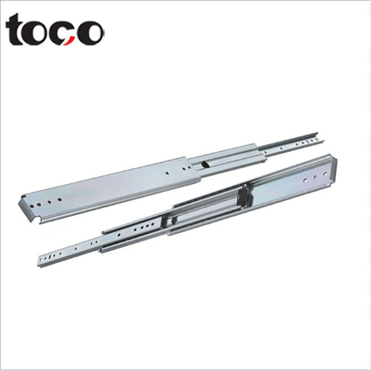 Toco Load Rating Aluminium alloy steel Two way slide rail drawer slide customized telescopic slides