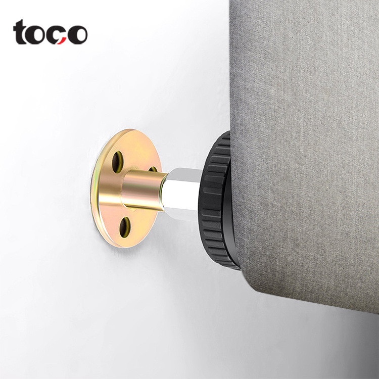 Toco hot selling metal bed headboard anti shake tool adjustable set anti shake bed tool headboard stoppers