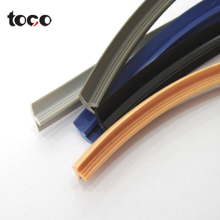 TOCO Plastic Strips Trim Edging Mdf Shaped Pvc T Profile T Molding Profile