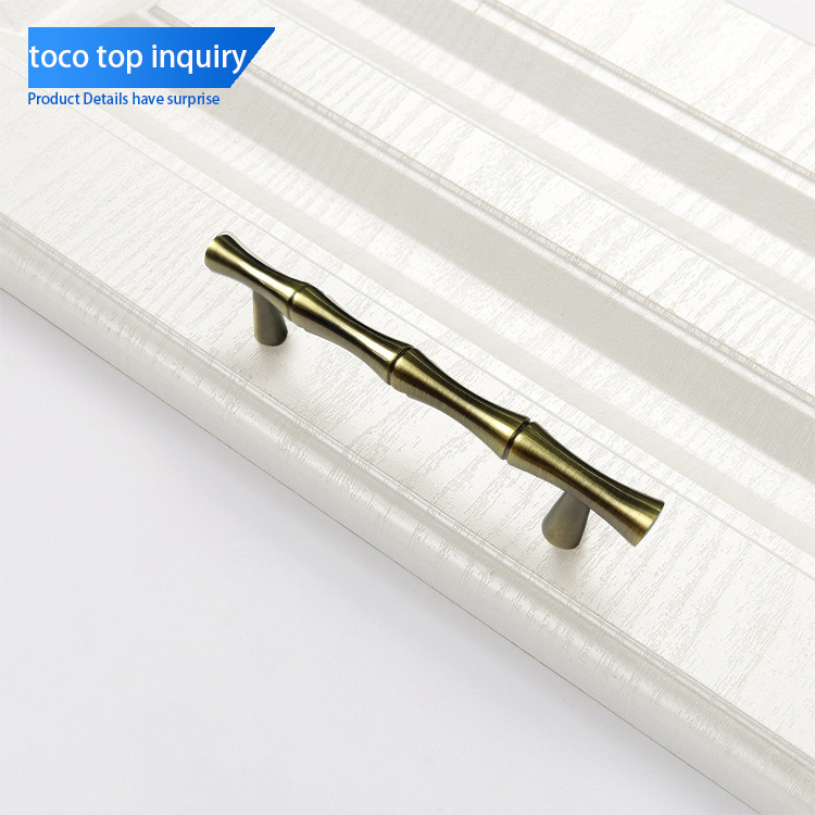 TOCO handles u gold crystal cabinet handle foshan handle european style drawer pulls for furniture crystal