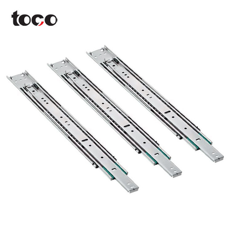 Toco heavy duty roller bearing drawer slides metal drawer guide rails telescopic slides linear rails