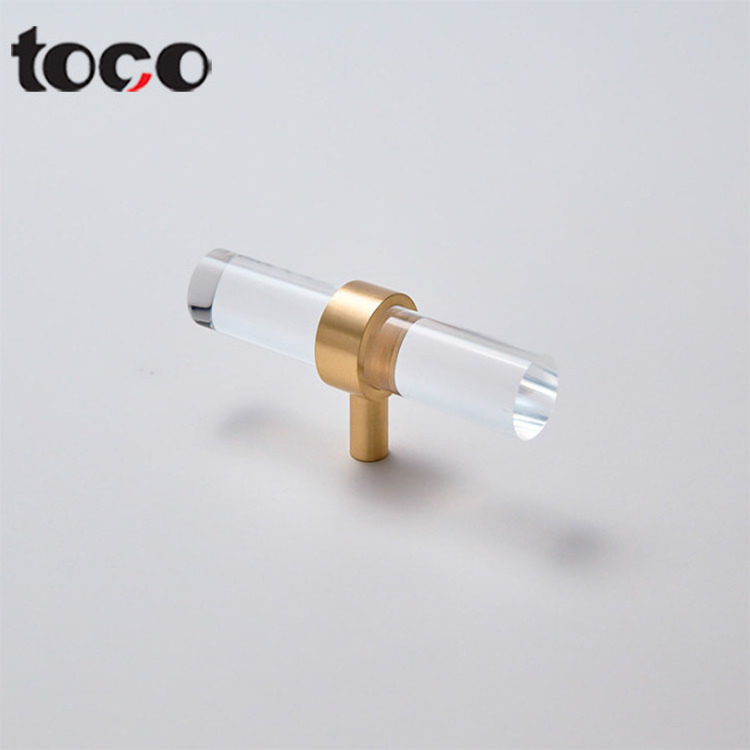 TOCO modern large furniture drawer kitchen brushed nickel zinc door handle cabinet pulls