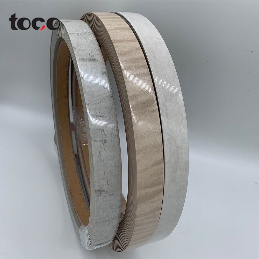 TOCO Manufacturer Tape Edgebanding Mdf High Gloss Pvc Edge Banding For Furniture