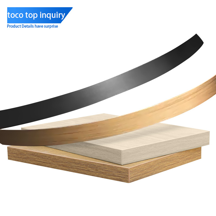 Waterproof Wood Countertop Edging Trim Furniture Accessories Cabinet Protection Pvc Edge Banding Tapes