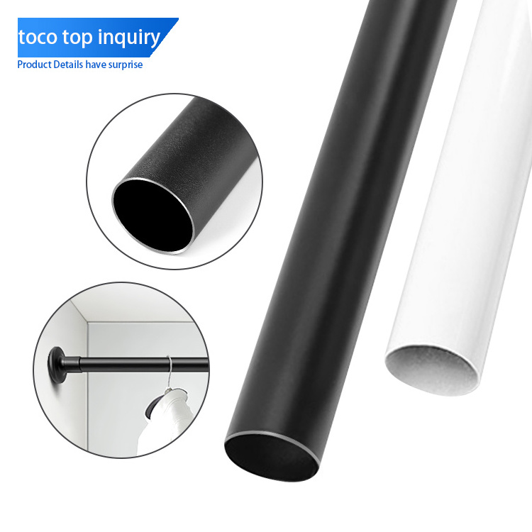 Toco Round metal tube cupboard closet clothes hanging rod rail furniture wardrobe tube