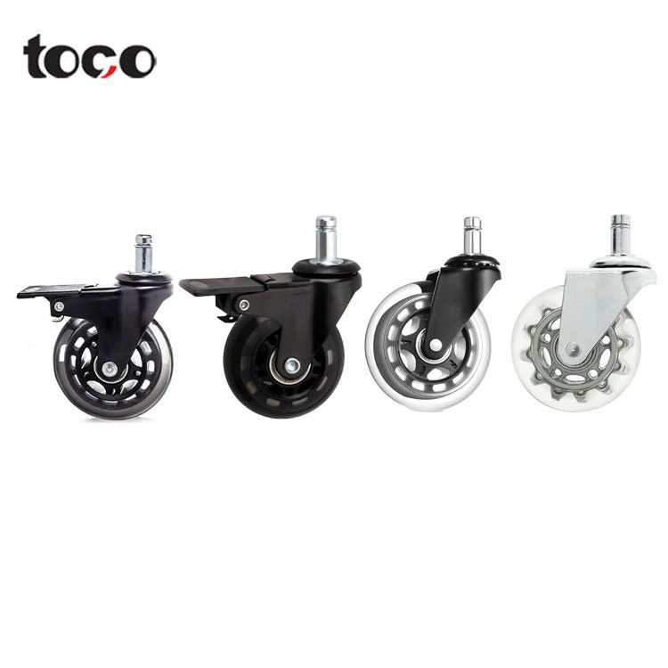 toco table pu wheel swivel chair furniture casters wheelss for carpet