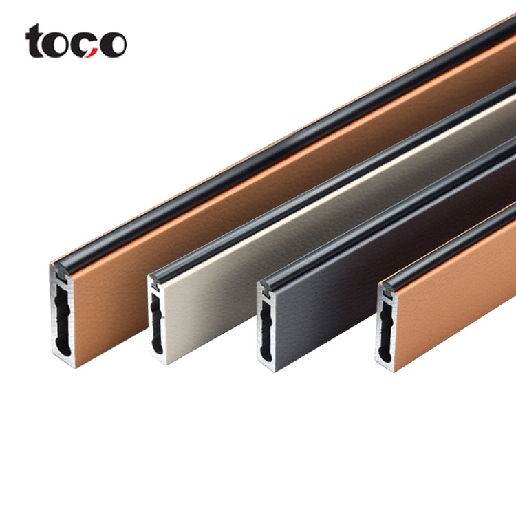 toco TR025 Aluminum Wardrobe Hanging Rail Closet Rod Wardrobe Tube oval Tube