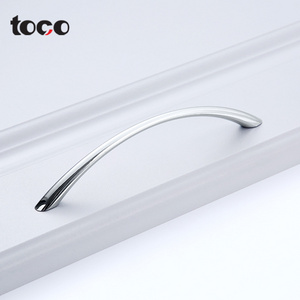 toco zinc alloy door brushed nickel cabinet handle door knobs cupboard shell handle for furniture cabinet