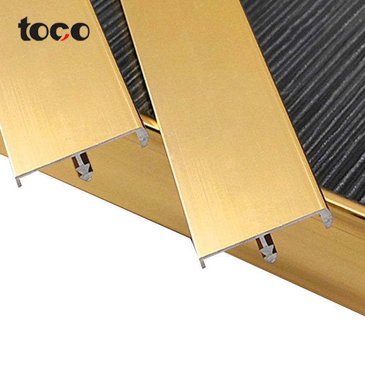 toco mirror t shaped stainless steel tile trim t edge tape for furniture t edge trim aluminium profile