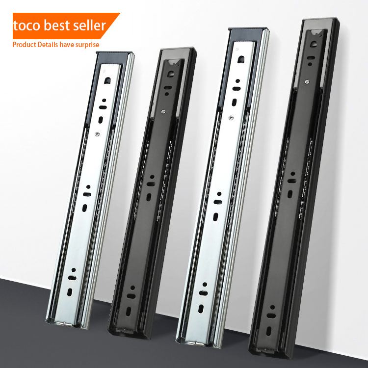 toco telescopic sliding door undermount draw slide telescopic channel heavy duty drawer slide