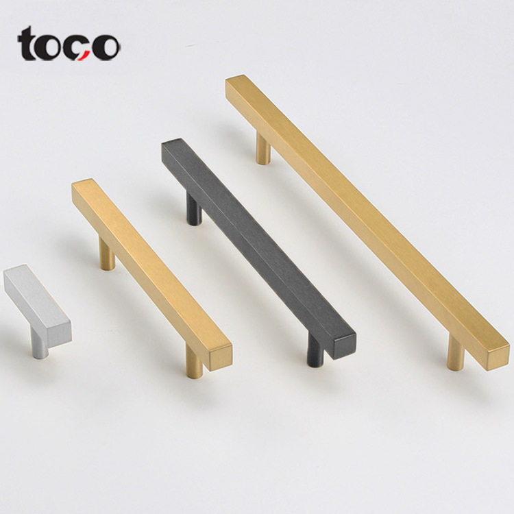 toco cabinet handle groove  inside screw champagne handle furniture chrome wardrobe door handles