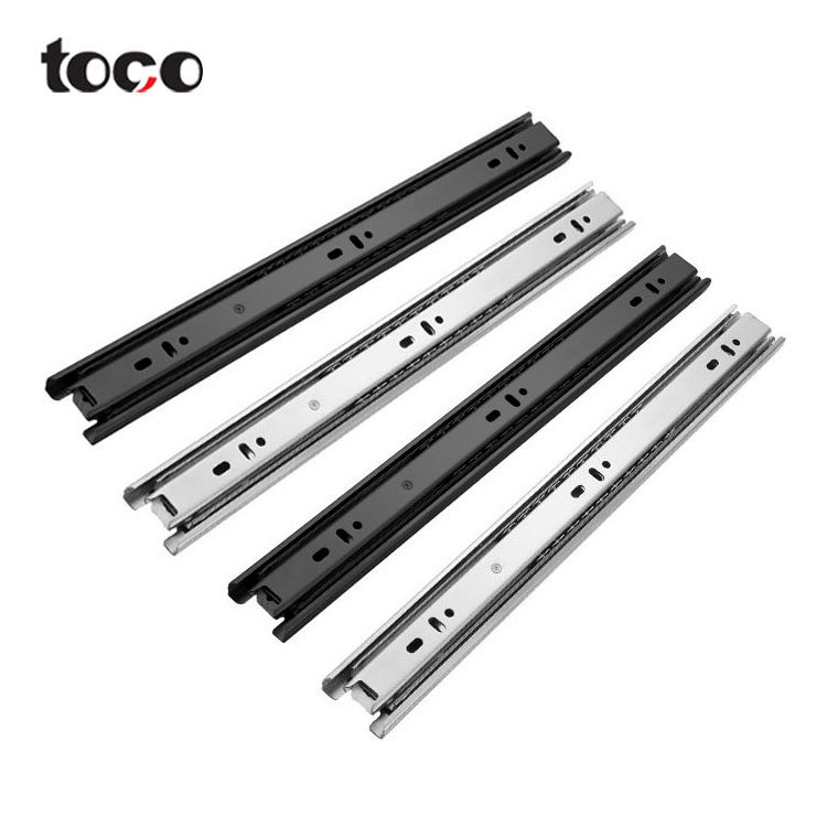 toco drawer slide Full Extension Ball Bearing Telescopic channel Stainless steel Cabinet Drawer Slide