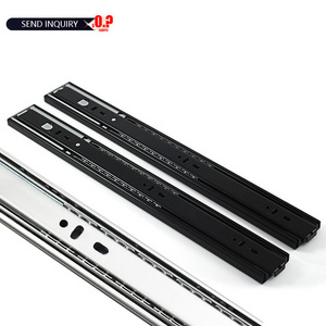 toco Stainless steel Plated Ball Bearing Drawer Slides Push Open Soft Close Drawer Rebound cabinet drawer slide