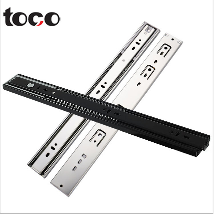 toco Kitchen Cupboard Stainless Steel Drawer slide Soft Closing Ball Bearing Heavy Duty Drawer slides sliding kitchen drawer