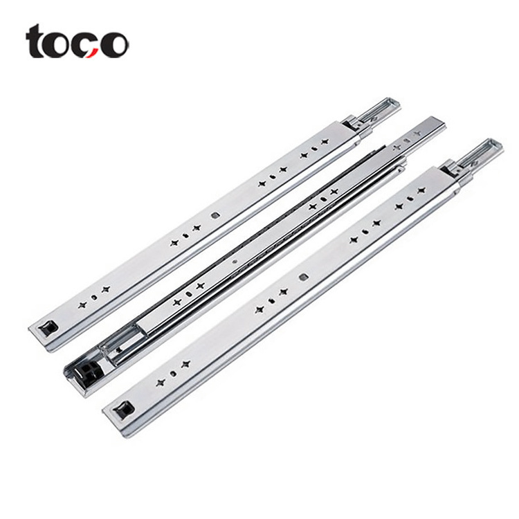 toco camper slide rail cardboard sliding drawer telescopic rail center mount drawer slide