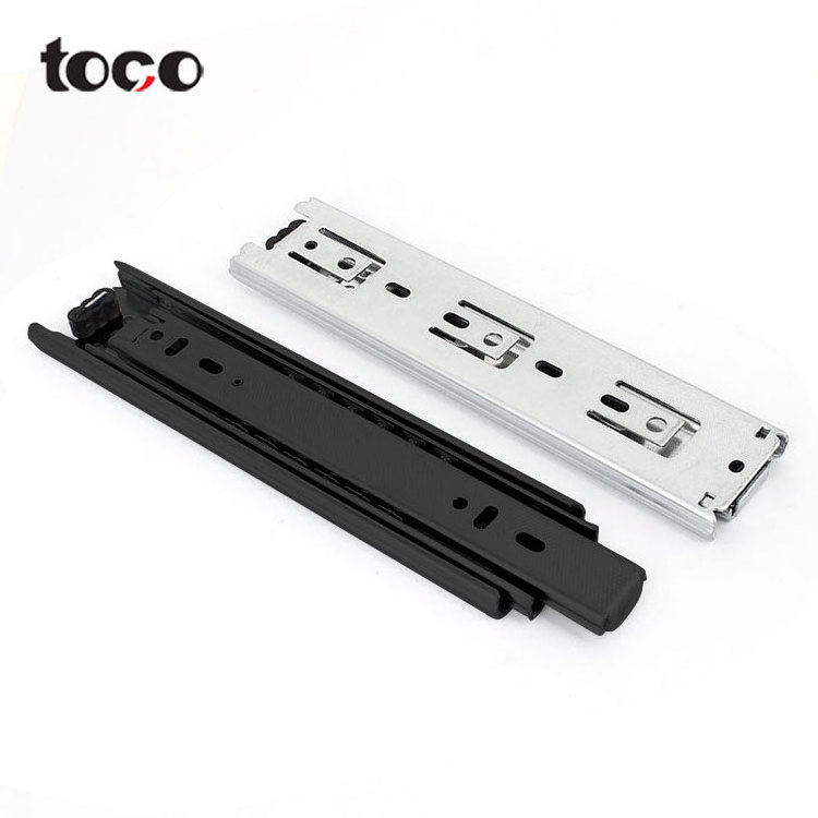 toco heavy duty locking slides full extens telescopic rail roller bearing drawer metal drawer rail