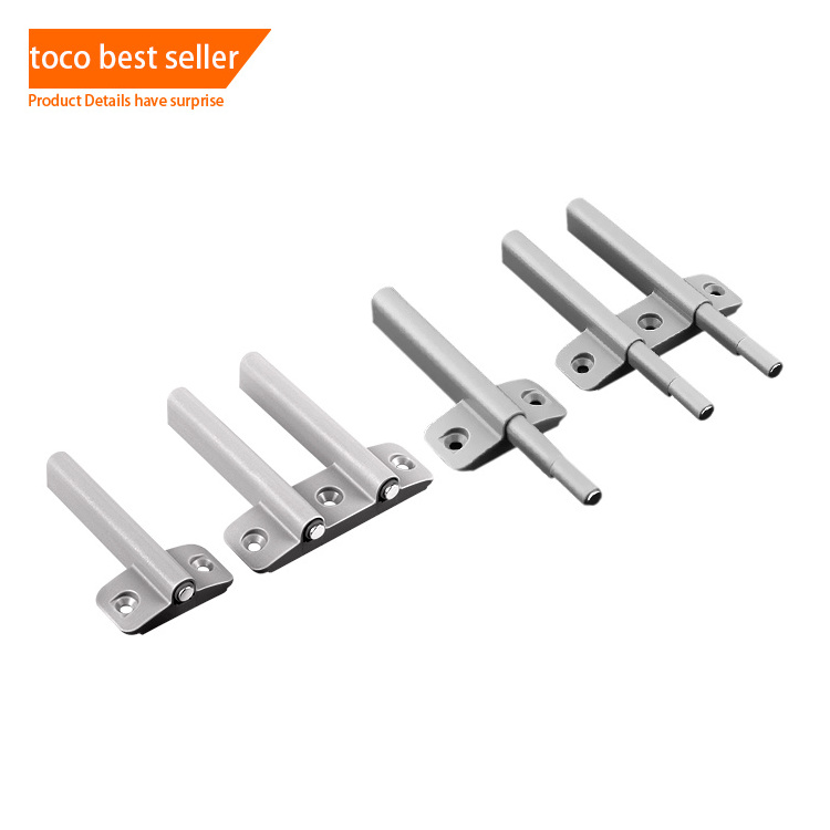 Toco Small Plastic Push To Open Latch For Cabinet Door Fasteners Drawer Push Self Closing Cabinet Door Latche Rebound Device