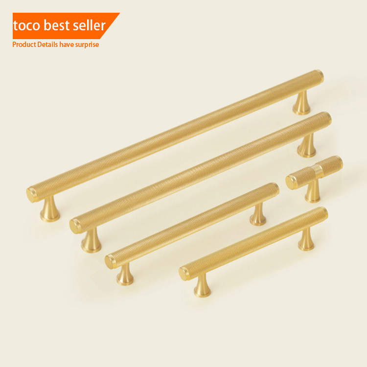 Toco Antique Brass Pulls Push Front Pocked Door Handles Drawer Wardrobe Cabinet Cupboard Solid Brushed Brass Big Knobs Hardware