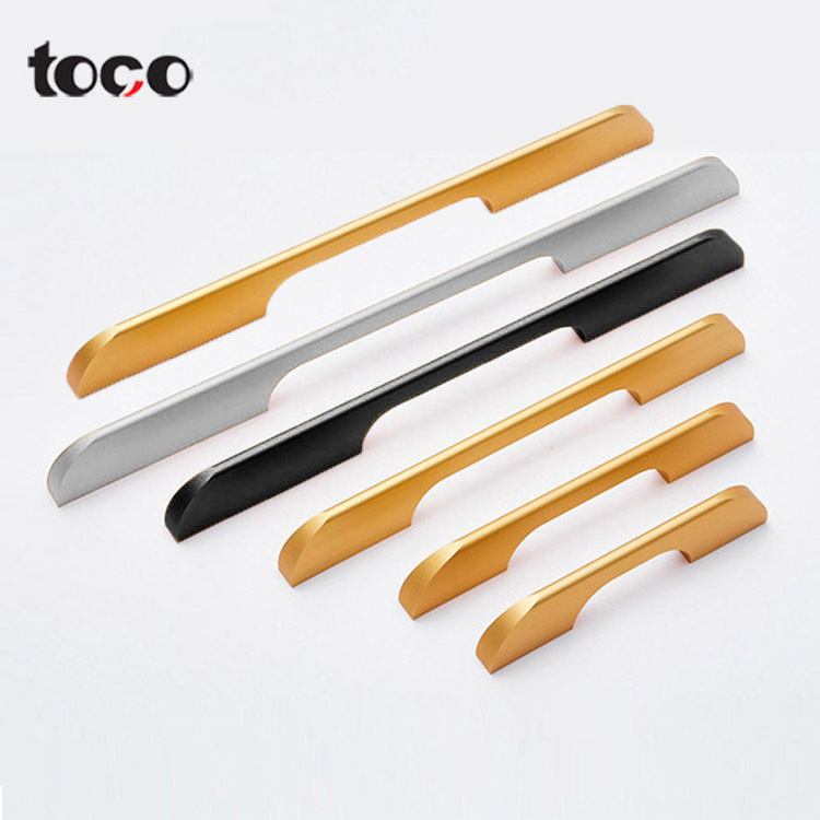 TOCO 5pack kitchen cabinet handles black drawer aluminium cabinet handle antique furniture drawer handle