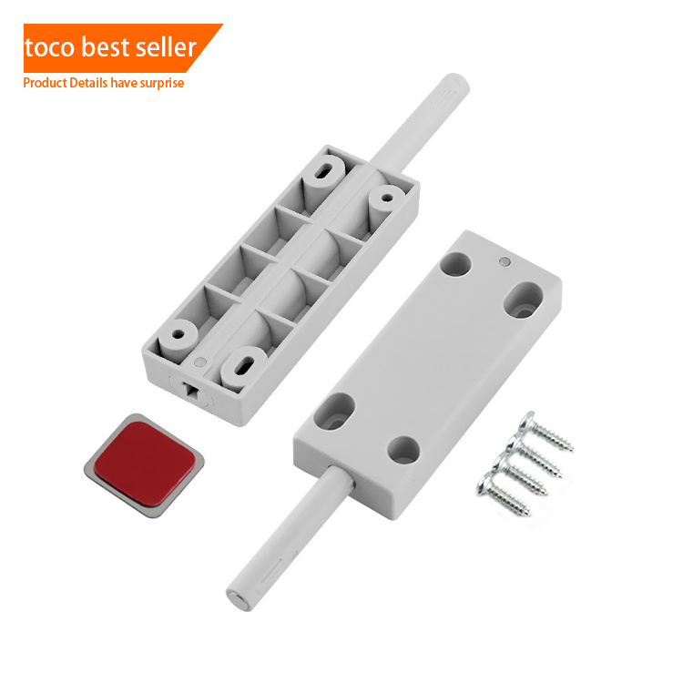 Toco Manufacturers Aluminium Iron Abs Concealed Kitchen Magnetic Double Door Catches Furniture Cabinet Door Closers Strong