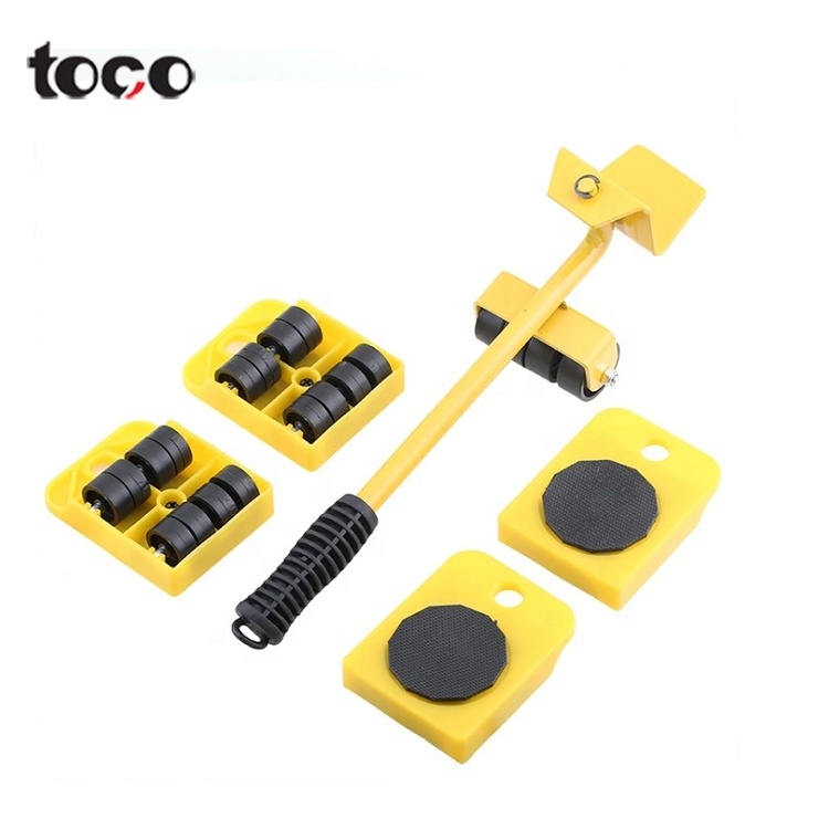 toco toco Iron Furniture Transport Set Home Trolley Lift And Move Slides Kit Easily System Mover Rollers